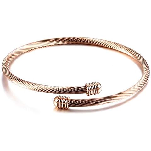 Jude Jewelers Rose Gold Cuff Bracelet Cover
