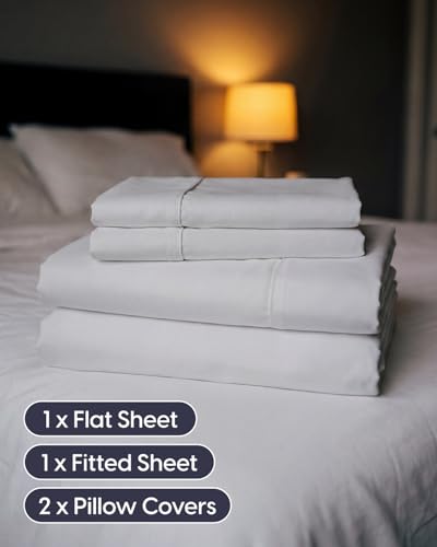 Image of Sleepy Town Cal King Size Bed Sheets - 4 Piece - California King Sheet Set - Extra Soft, Comfy & Cooling - Easy Care - Shrinkage, Wrinkle & Fade Free - Brushed Microfiber - Deep Pocket (Light Grey)