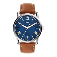 Fossil Orologio Copeland 42 mm da uomo, movimento al quarzo, cassa in acciaio inossidabile argento...