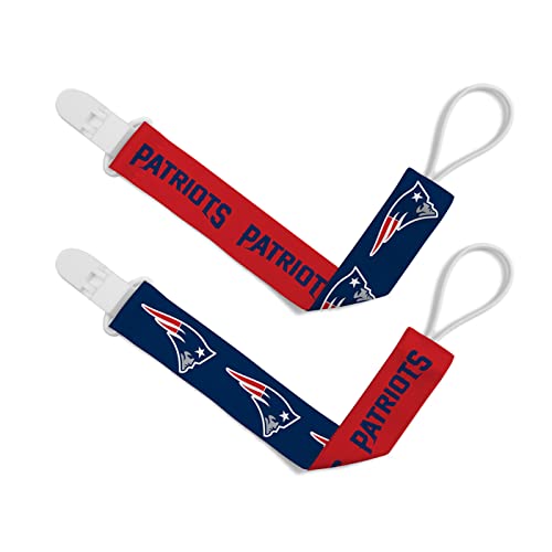 Image of BabyFanatic Officially Licensed Unisex Pacifier Clip 2-Pack - NFL