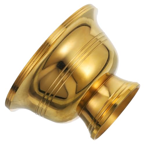 CONGARTENO Water Supply Bowl Buddha Cup Container Water Mug Water Cup Candelabra Tabletop Buddhism Cup Meditation Bowl Smudging Bowl Offering Bowl Offering Cup Metal Cup Copper Alloy Golden