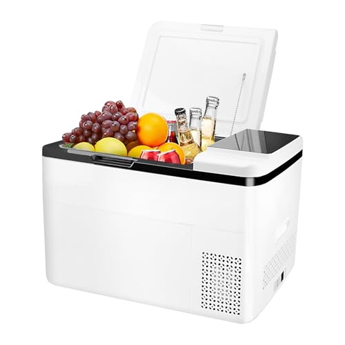 Image of Portable Freezer,12 Volt Car Refrigerator, Fast Cooling Low Noise Fridge Cooler, -13℉~68℉, Car Cooler, 12 /24V DC and 100-240V AC for Outdoor, Camping, RV, Truck, Boat (20 L)