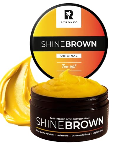 BYROKKO Shine Brown Bräunungsbeschleuniger Sonnencreme (210 ml...