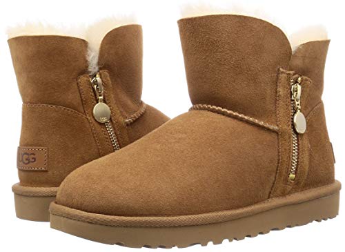 Ugg Women's Bailey Zip Mini Classic Boot, Chestnut, 8 #TOP6