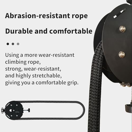 Corde de traction à résistance réglable pour force des bras et du dos - 3
