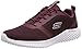 Skechers Herren Bounder Sneaker, Burgundy Mesh Pu Trim, 44 EU