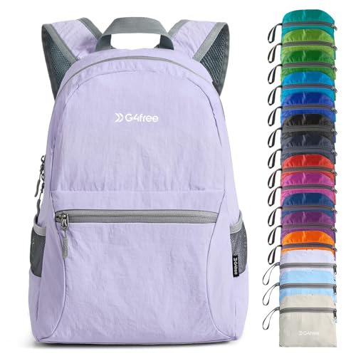 Image of G4Free Ultra Lightweight Packable Backpack Travel Hiking Daypack Small Handy Foldable Outdoor Camping Backpack