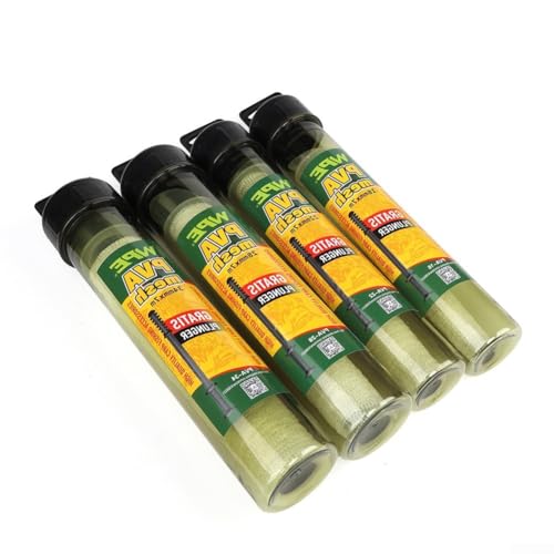 Malla de PVA soluble en agua para pesca de carpa, bolsa de repuesto ideal para redes de cebo de trampa de alimentador de 7 m (28)