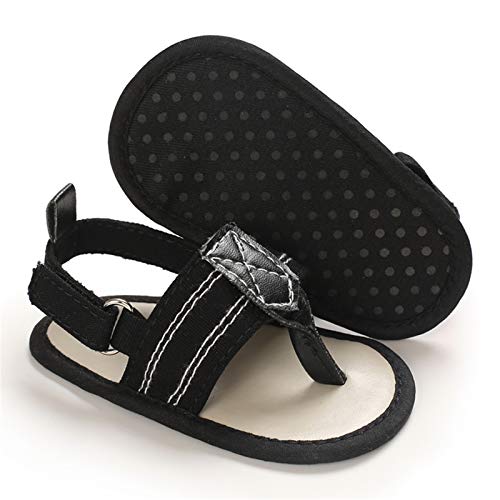 Baby Boys Girls Summer Sandals Non-Slip Soft Sole Infant Slippers Cotton Crib Shoes for Toddler First Walkers