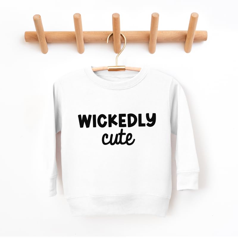 Bump and Beyond Designs Wickedly Cute Boys and Girls Halloween Sweatshirt for Toddlers and Kids3
