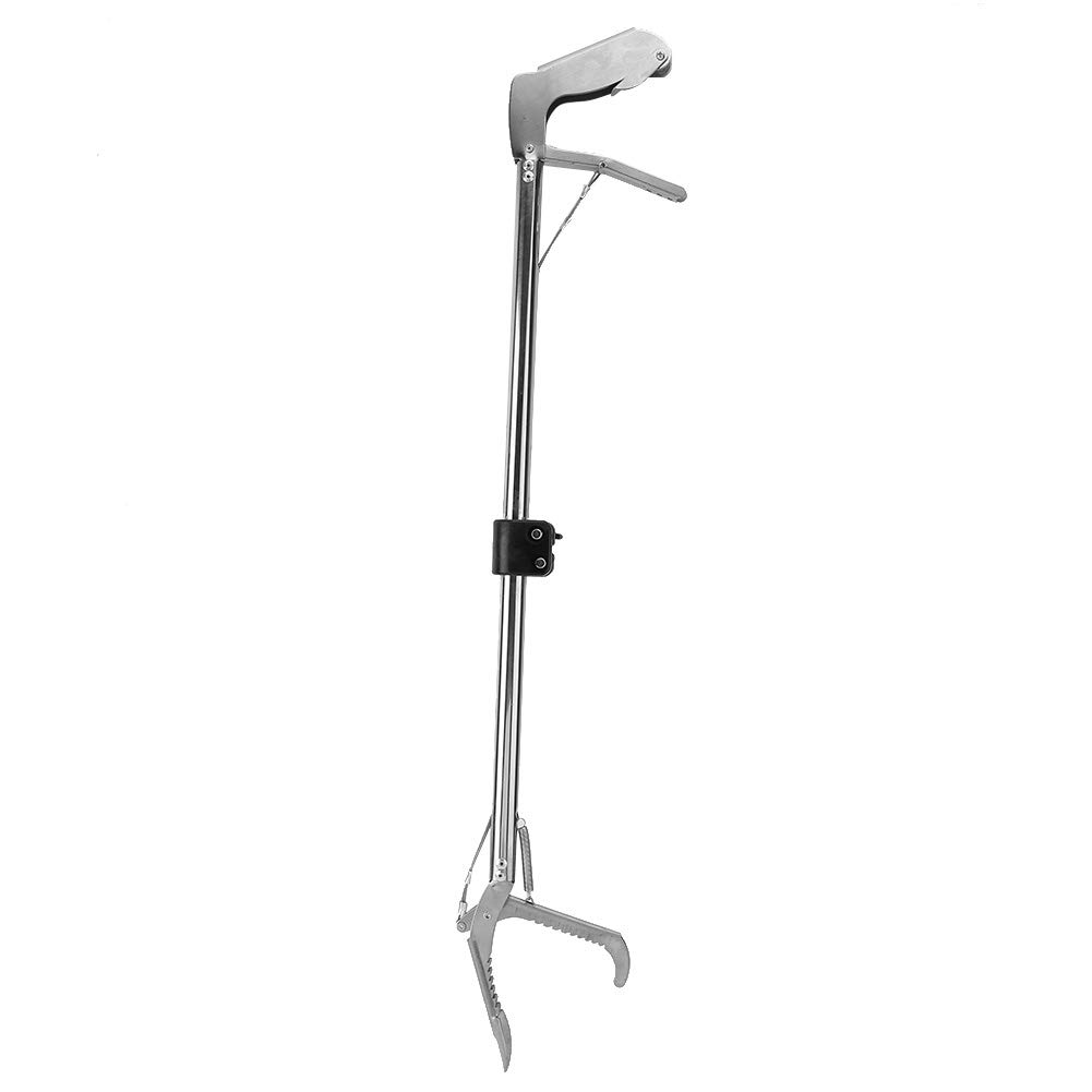 Qcwwy Pinze per Serpenti Professionali, Impugnatura Ergonomica, Strumento di Presa in Metallo Resistente, Raccoglitore di Serpenti Portatile per la Movimentazione di Rettili e Uso Esterno (100cm)