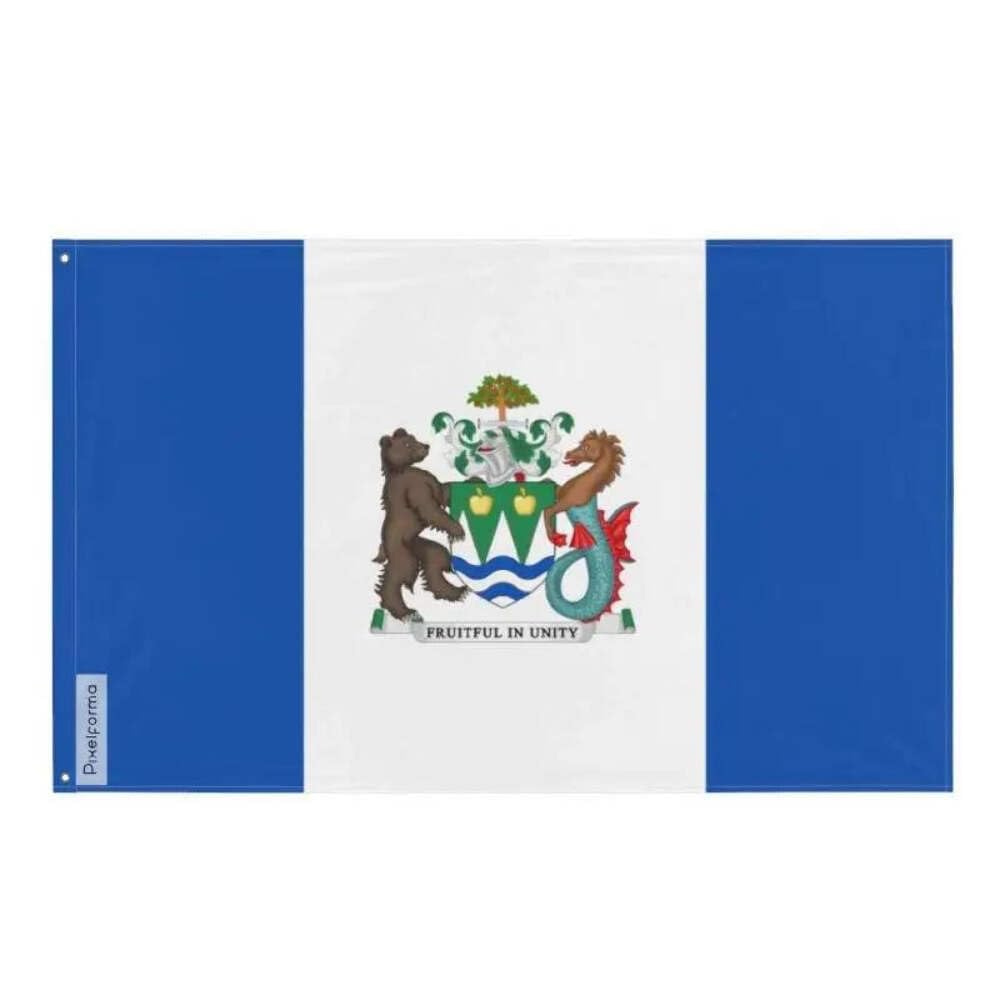 Drapeau Kelowna de qualité en polyester durable 120x180cm sans aucun oeillets - 4