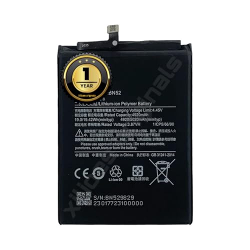 Image of BN52 Battery for Redmi Note 9 pro M2003J6B2G / M2003JA6A11 / M2003J6A1G Battery with 1 Year Warranty** (B15)