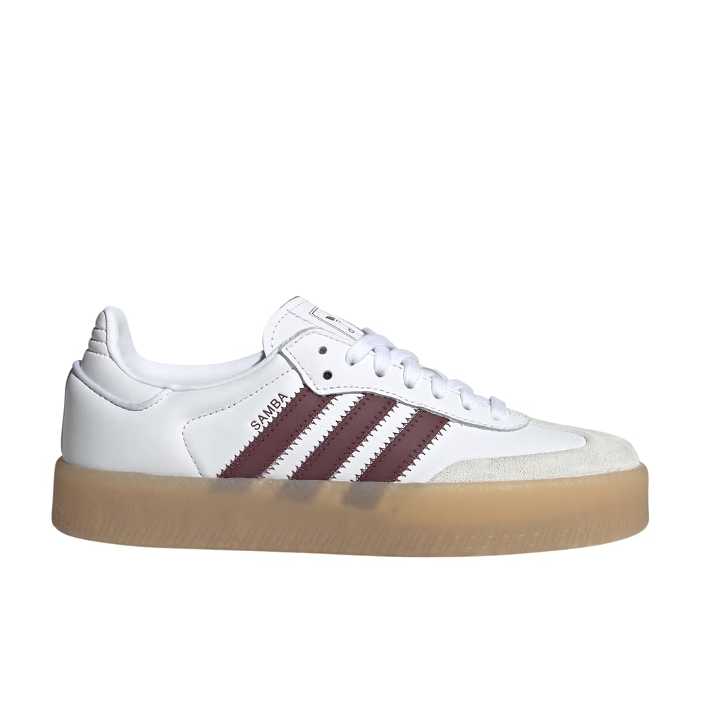 adidas Women's Ftwwht/Wonblu/Owhite SAMBAE W FTWR whiteShadow red/Off White 10.5 US