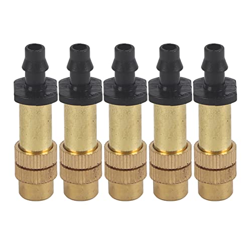 10 PCS Mister Boque, Cabezales de rociadores del Sistemas de Goteo, boquillas de Aerosol de bronceación Ajustable atomizando rociadores atomizantes para riego de riego de jardín
