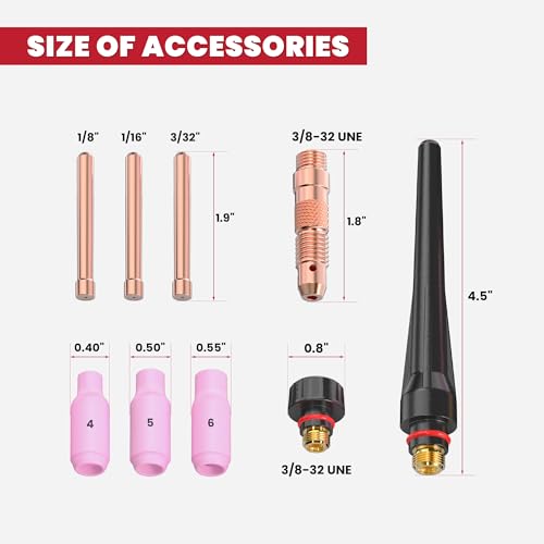 Torche de soudage TIG 4m bestarc pour souder dans les angles difficiles avec tête flexible - 3