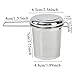 Tea Steep Basket - High Qualiity Brewing Container, Lightweight Stainless INFUSIONs Cup, Sturdy Loose Leafs Tea Strainer With Foldable Side Handles | Multi Purpose Drink Strainer For Coffee And