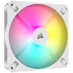 Ventilador Nzxt 140Mm Corsair iCUE AR120 RGB Digital Compatible con ARGB de 120mm Ventilador - Blanco