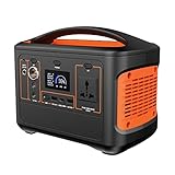 Estación de energía portátil de 600 W Fuente de alimentación móvil de 600 W para Vacaciones de Campamento, Aventuras al Aire Libre y emergencias (Naranja)