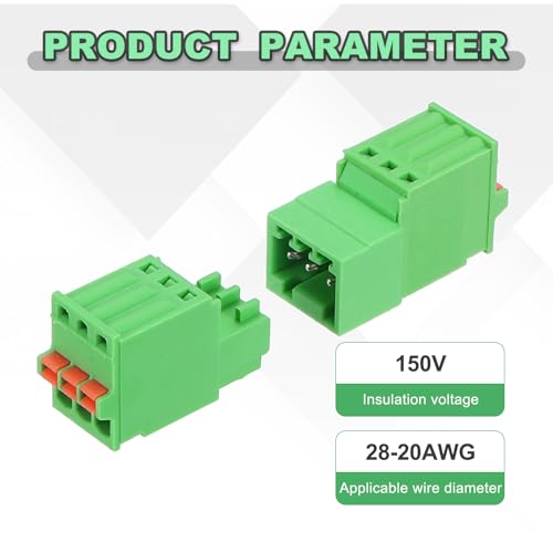Conectores PCB de resorte MECCANIXITY de 3 pines para cableado rápido de equipos 3