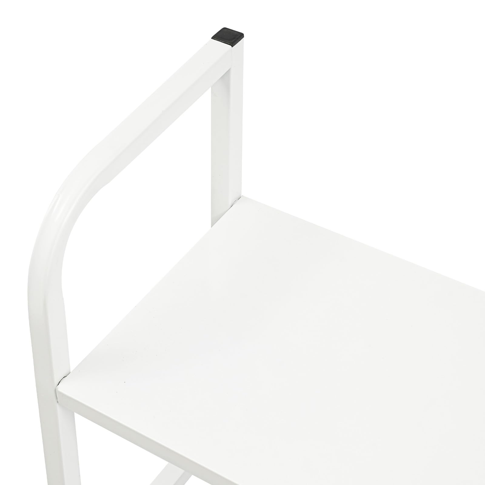 Organizer da scrivania in metallo, a 2 piani, multiuso, con fori e ganci, per riporre libri, materiale da ufficio, documenti, 75 x 20 x 98 cm