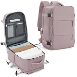 SZLX Mochila al Vacío con Bomba Mochila Viaje Cabina Avion 40x20x30 Mujer Ryanair Equipaje de Mano 40x30x20 Vueling Wizzair Mochila Viaje Bolsas de Viaje Easyjet para Portatil Hombre