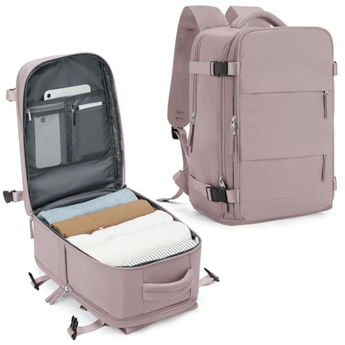 SZLX Mochila al Vacío con Bomba Mochila Viaje Cabina Avion 40x20x30 Mujer Ryanair Equipaje de Mano 40x30x20 Vueling Wizzair Mochila Viaje Bolsas de Viaje Easyjet para Portatil Hombre