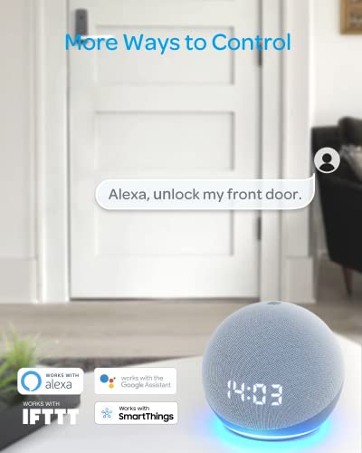 Ultraloq Lever, Wifi Smart Lock With Bridge, Heavy Duty 5-In-1 Keyless Entry Door Locks, Fingerprint Lock With Keypads And Voice Guide, Smart Door Lock For Front Door, Home And Office #TOP4