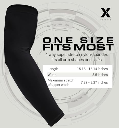 Image of IGNITEX Gaming Arm Sleeves - Gaming Sleeve for PC Gamers - Gaming Compression Sleeves - Gaming Arm Sleeve for E-Sports