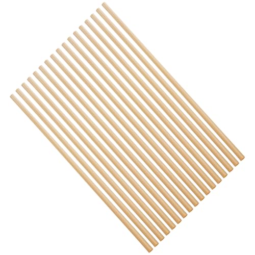100 pitillos desechables de paja de trigo 20 cm