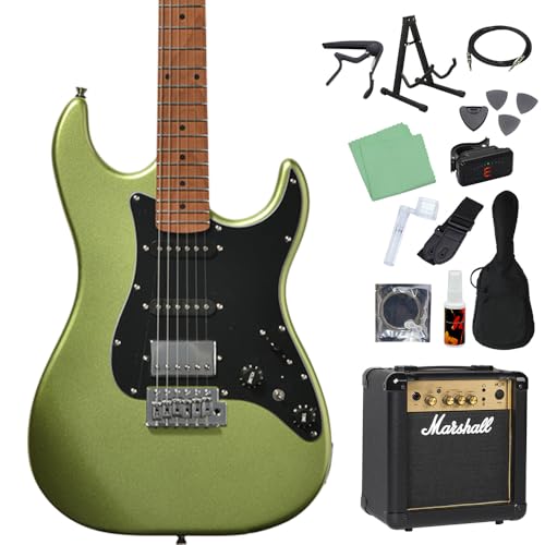 Bacchus GS-2DX RSM/M FGRM エレキギター初心者14点セット【MG10付き】 エレキギター ユニバースシリーズ バッカス