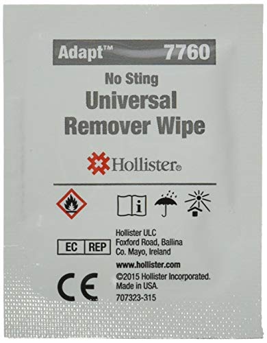 Universal Remover Wipes for Adhesives and Barriers-Style Wipes - UOM = Box of