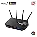 ASUS ROG Strix GS-AX3000 WiFi 6 Extendable Gaming Router, Gaming Port, Mobile Game Mode, Port Forwarding, VPN Fusion, Aura RGB, Subscription-Free Network Security, Instant Guard, AiMesh Compatible