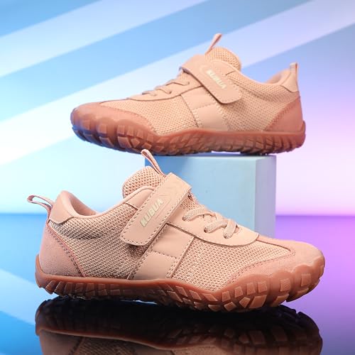Image of KUBUA Kids Barefoot Shoes Boys Girls Wide Toe Box Zero Drop Sneakers | Breathable Lightweight, Reinforced Toe, Minimalist, Hiking, Tennis, Running, Walking, School, Toddler, Little Kid, Big Kid