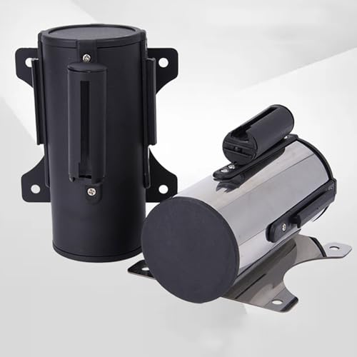 Barrière de sécurité rétractable murale compacte avec sangle de 2 m