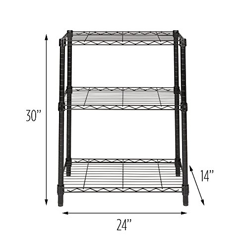 Honey-Can-Do SHF-01905 3-Tier Heavy Duty Adjustable Shelving Unit thumb #2