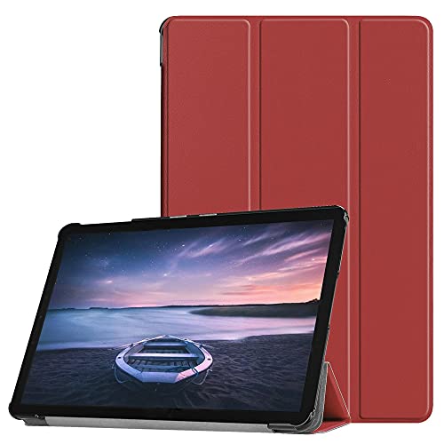 ZZOUGYY Funda para tablet Samsung Galaxy Tab S4 10.5 T830 T835 T837 4G LTE (versión 2018), ultra delgada, función atril, ligera, funda de cuero para Galaxy Tab S4 10.5 SM T830 T835C T837V (KST rojo