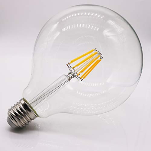 20-delige E27-Edison-gloeilamp, E27-fitting, geschikt voor montage op E27-gloeilampen. (G125, 8 W, 220 V) warmwit (2200… - Afbeelding 4