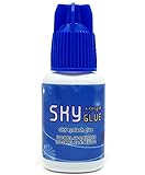 Super Strong SKY D+ Eyelash Extension Glue 5ml - Professional Black Bonding Adhesive for Long Lasting Semi Permanent Individual Lash Extensions - 1-2s Fast Drying / 4-6 Week Retention
