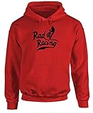 Rad Racing - Sports Bikes Movie - Fleece Pullover Hoodie (XL, Red)