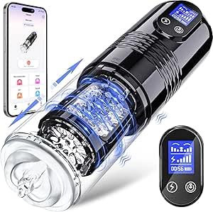 2026 New Edition Masterburbatar Hands Free Heating, 12X Sucking Rotating Licking, Male Mastusbafor Blowjobob Machine for Man Automatic Tight Sleeve Underwear 1.2 * 89，Black-E