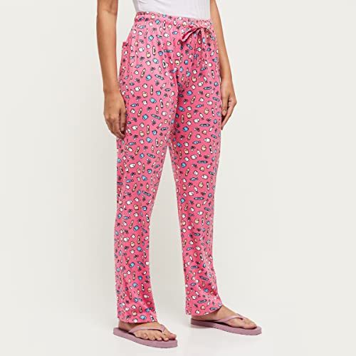 Image of Max Women Cotton Casual Style Printed Elasticated Pyjamas