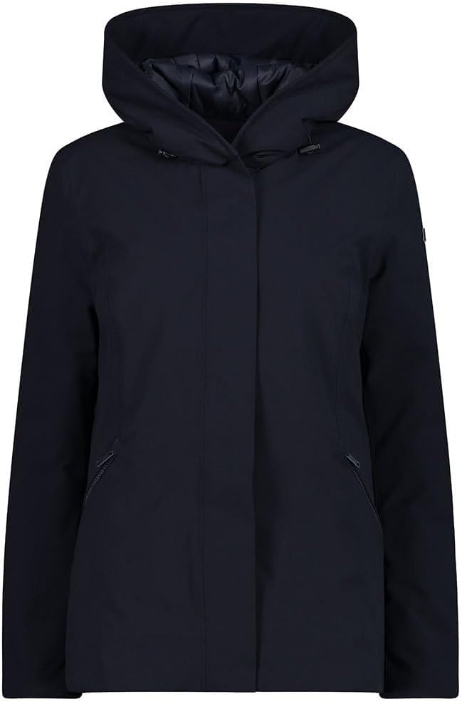 Manteau CMP femme haut de gamme tissu isolant et finitions premium