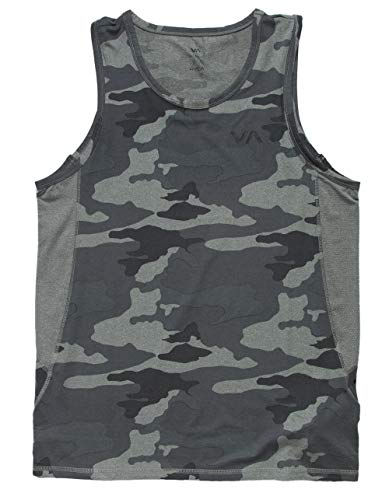 RVCA Sport Sport Vent Tank Top Brown Large