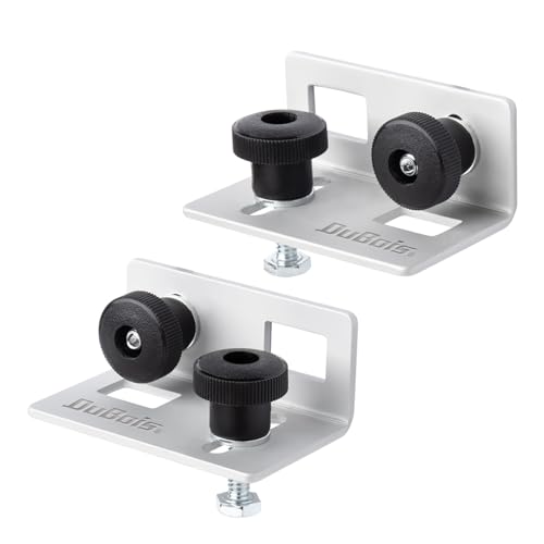 DuBois 51032 Multi Track Brackets with Hex Bolt Fasteners and Mounting Knob Screws, 1/4″-20 x 1″, 2 PK