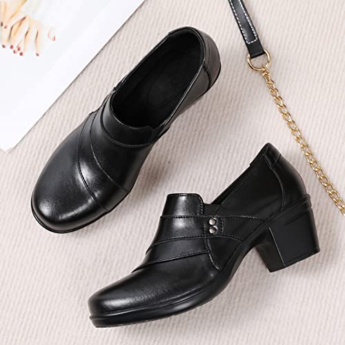 Image of Loafers for Women Casual Comfortable Women's Pumps Shoes Loafers & Slip-ons Work Office Dressy Business Shoes