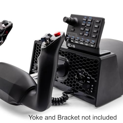 OCTAVI IFR-1: Compacte All-in-One Cockpit Made in Germany - zeer nauwkeurige bedieningselementen voor COM, NAV, FMS, automatische piloot, XPDR en meer voor meeslepende, realistische vluchtsimulatie - Afbeelding 4