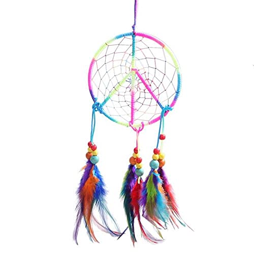 Purple-Feather-Dream-Catchers-Feathers-Tenture-Murale-Chambre-Nordique-Decor-de-Voiture-Chasseur-Substance-Dreamcatcher-Ornement-N-comme-indique