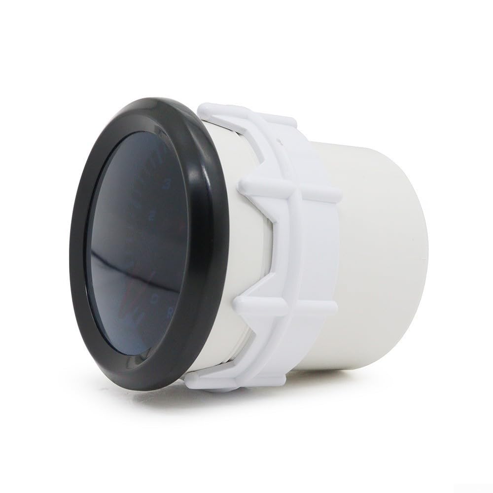 Contagiri elettrico 52 mm gamma 0-8000 giri/min con retroilluminazione a LED per motore diesel a 1-8 cilindri, kit da 12 V