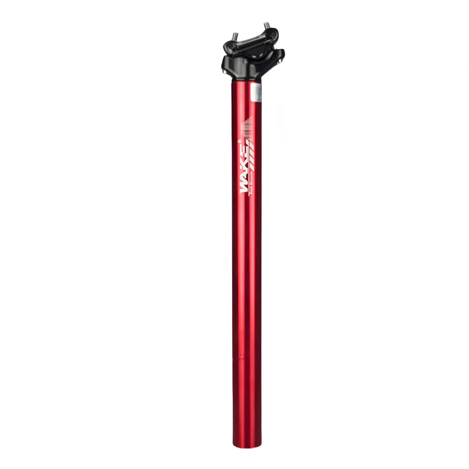 TRKIMAL Aluminium Alloy Bike Seatpost Shim 27.2mm 30.9mm 31.6mm, 400mm Adjustable Bicycle Seat Post for Mountain Bike Road Bike MTB BMX (Red, 31.6mm)